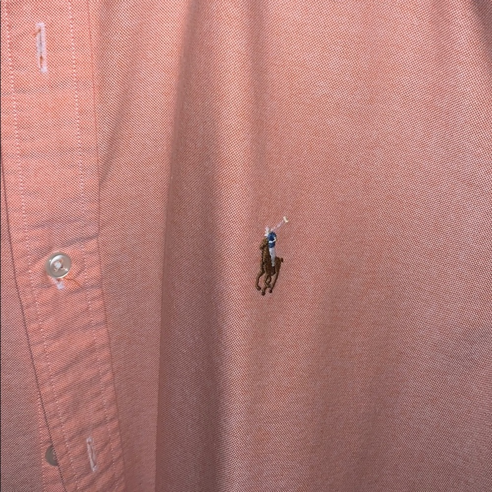 Orange Polo Button Down - image 3